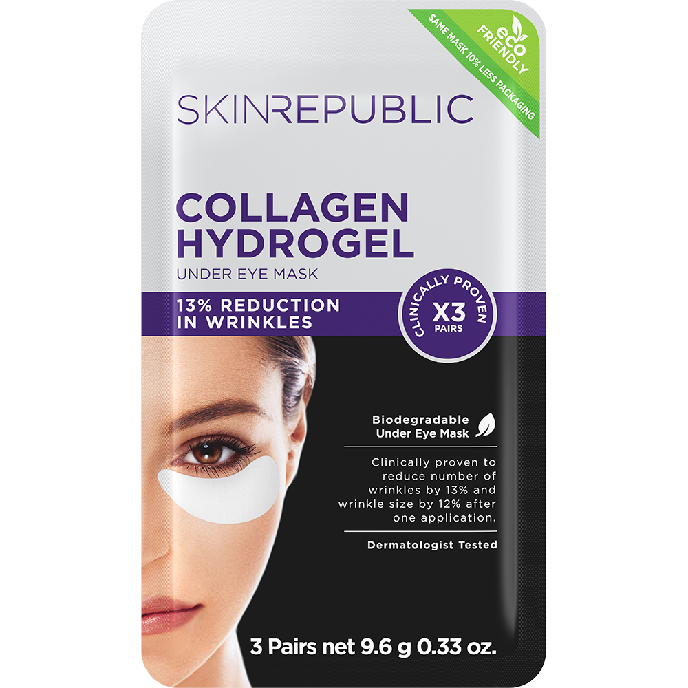 Collagen Hydrogel Augenpads (3 Paar) Augenmaske