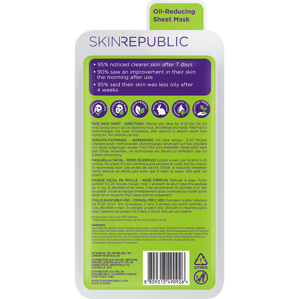 Spots + Blemish Sheetmask