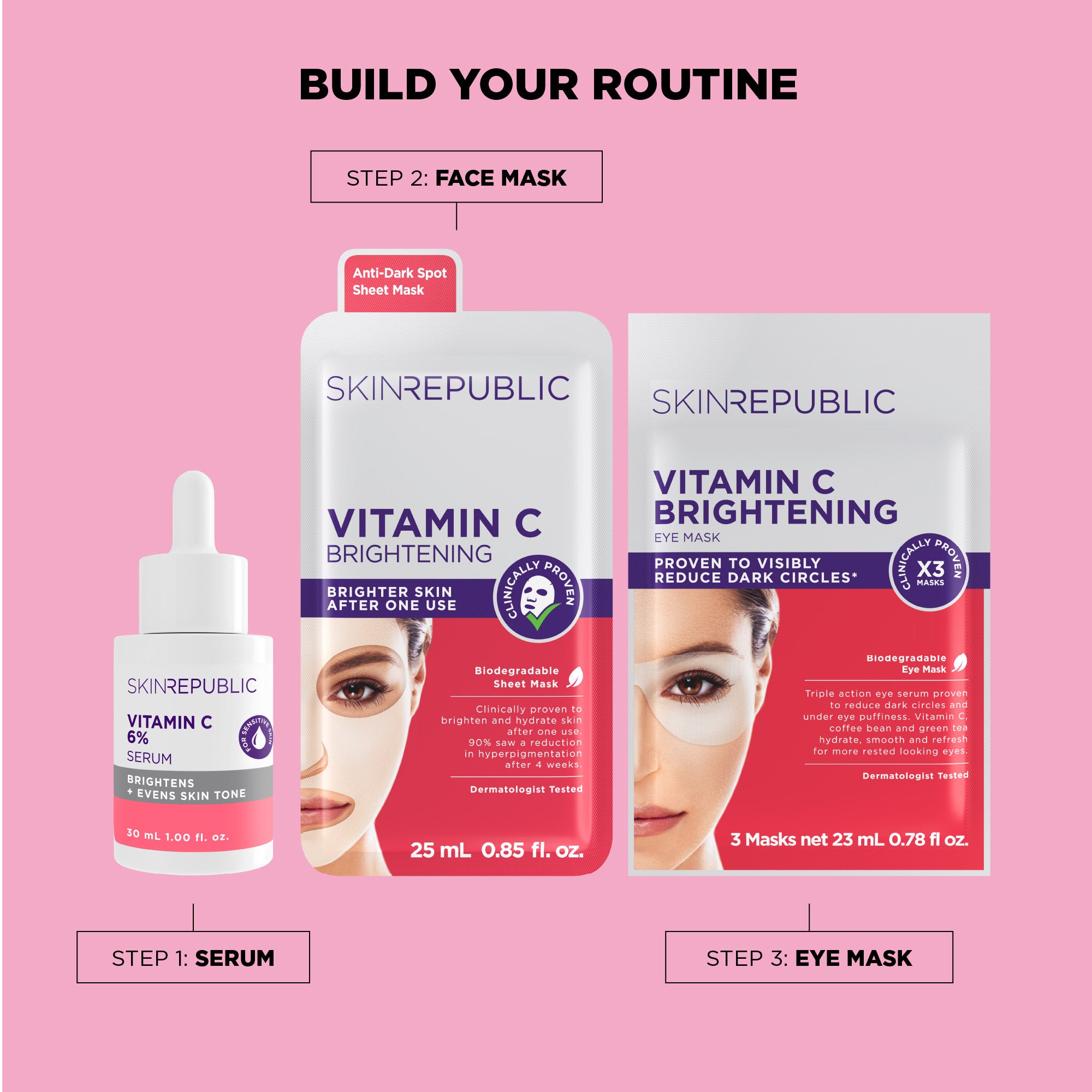 Brightening Augenmaske (3 Paare)