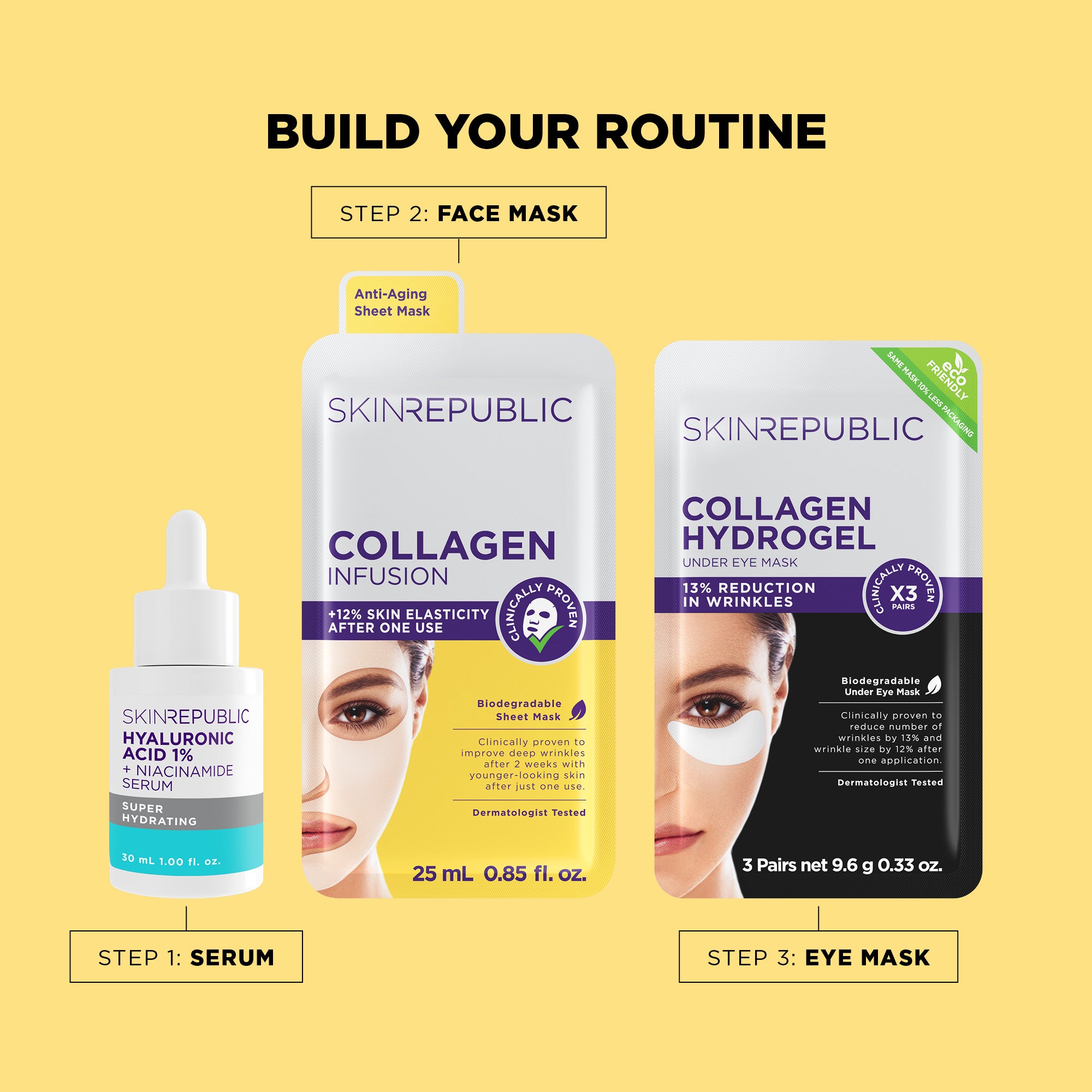 Collagen Infusion Gesichts-Tuchmaske