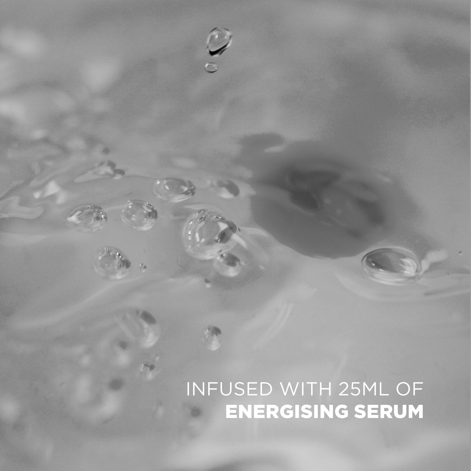 Energizing facial sheet mask for men