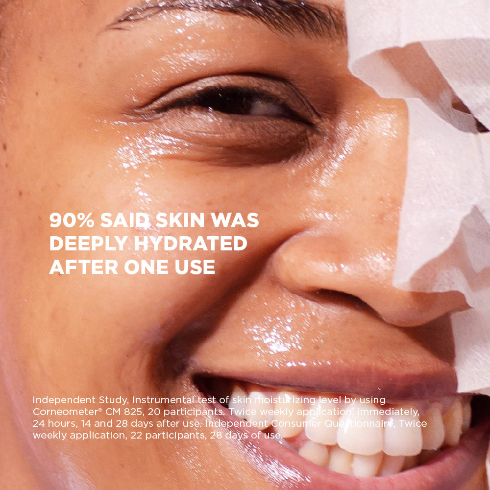 Hyaluronic Acid + Collagen Gesichts-Tuchmaske mit Hyaluronsäure