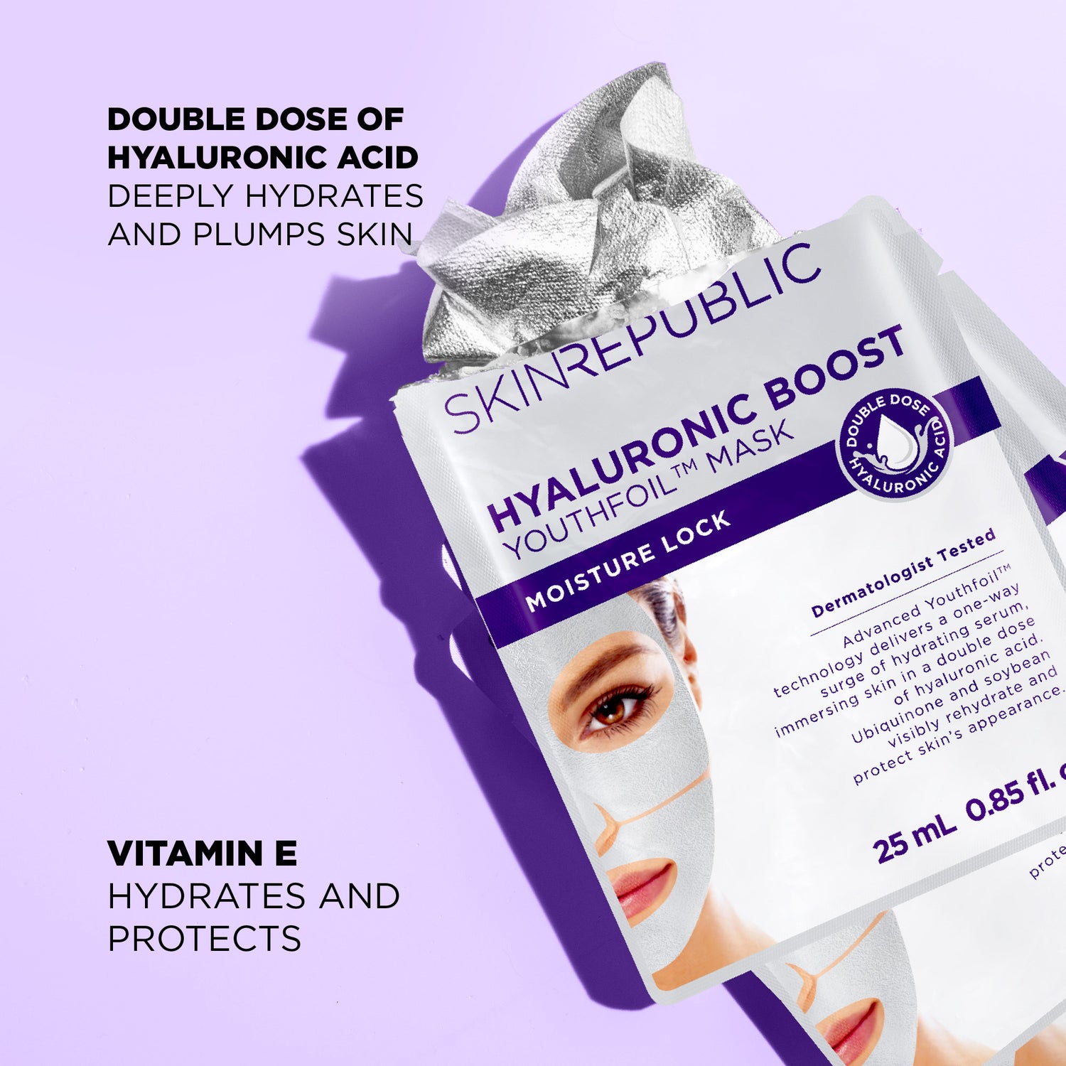 Masque en tissu pour le visage Hyaluronic Boost Youthfoil™