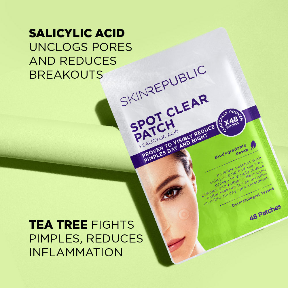 Patch anti-acné Spot Clear avec acide salicylique (48 patchs)