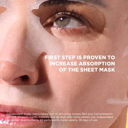 Masque facial en 2 étapes à l&