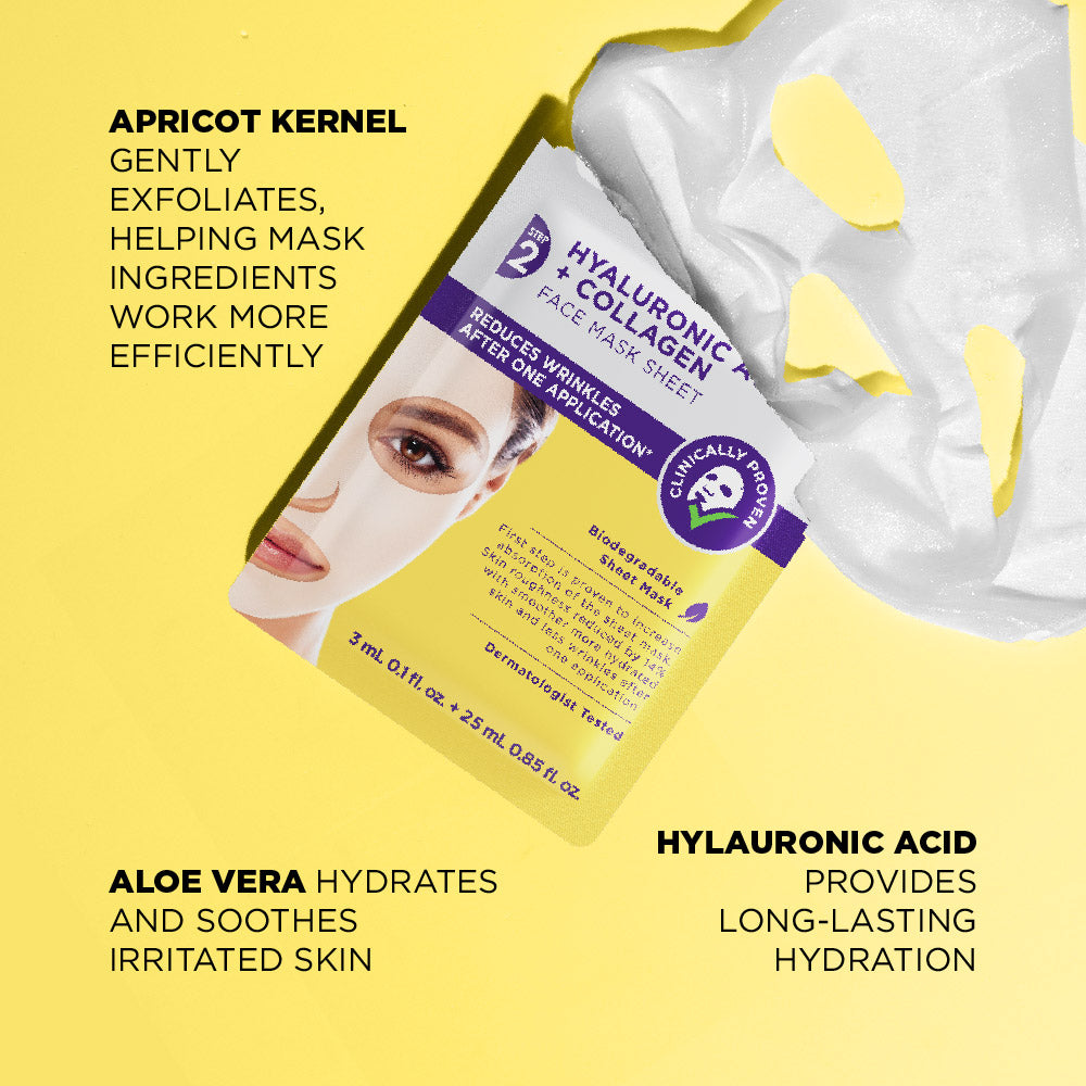 Masque facial en 2 étapes à l&