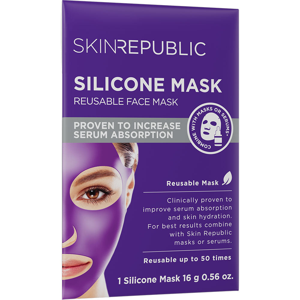 Reusable silicone face mask