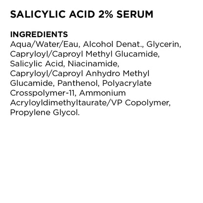 Sérum Acide Salicylique 2%