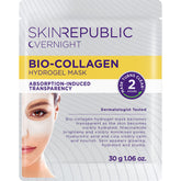 Máscara de hidrogel noturna com colagénio da SKIN REPUBLIC em embalagem de reserva