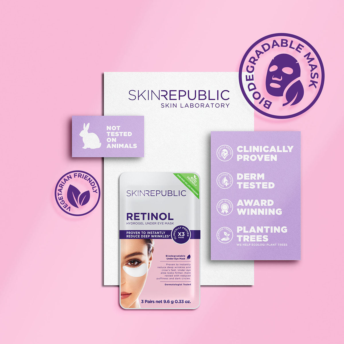 Retinol Hydrogel-Augenpatches (3 Paare)