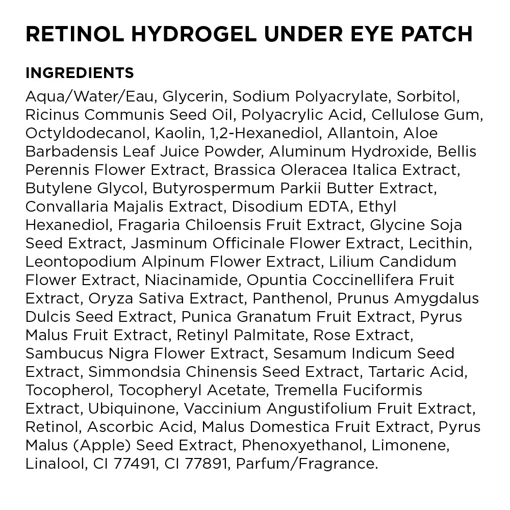 Retinol Hydrogel-Augenpatches (3 Paare)