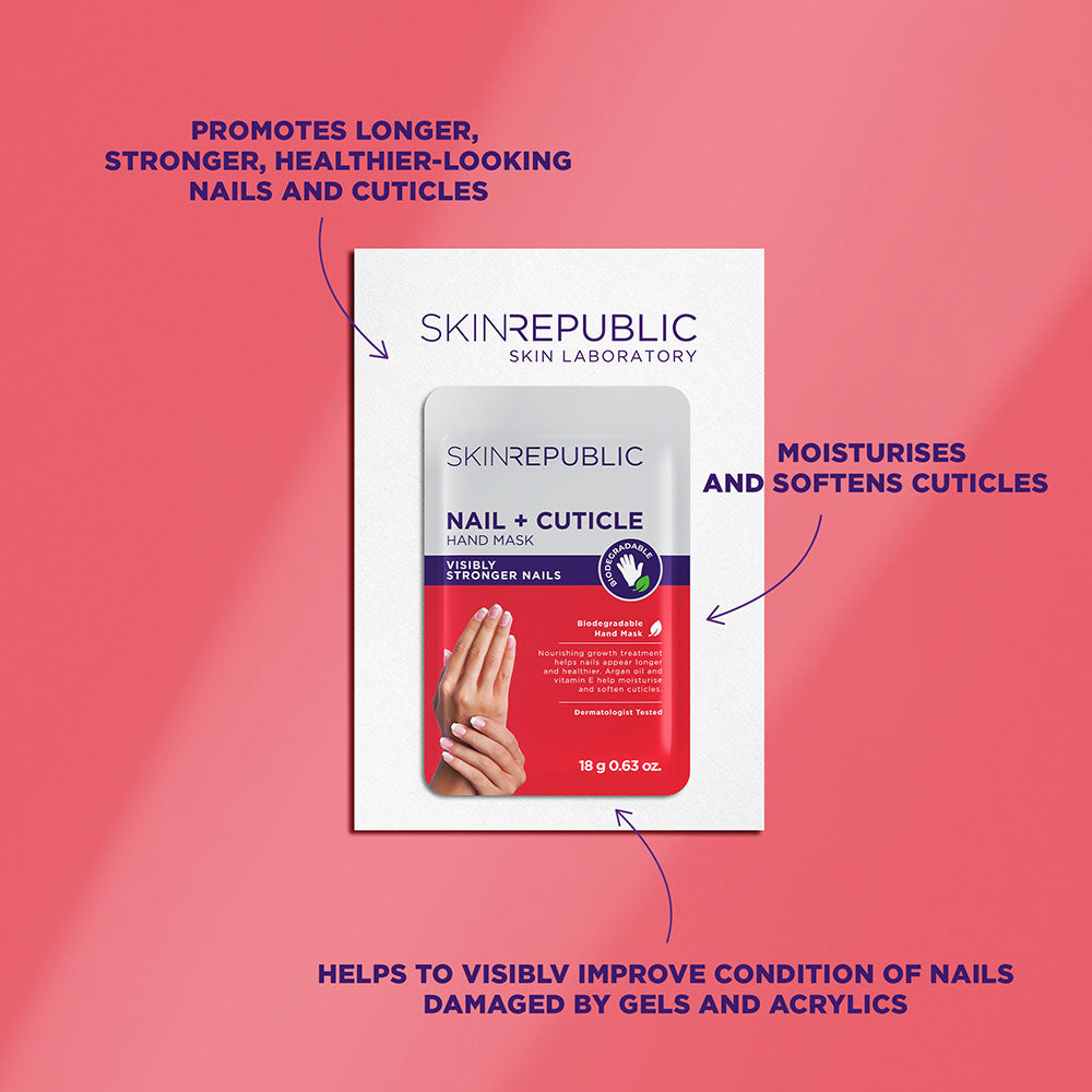 Masque mains ongles + cuticules pour ongles + cuticules
