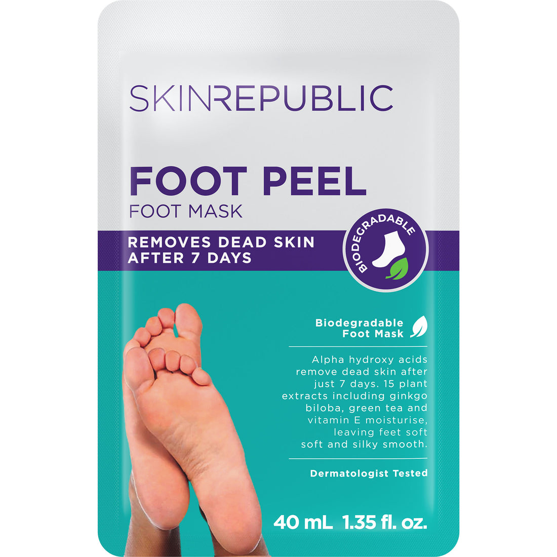 Foot Peel Hornhautsocken – Peeling-Fussmaske mit Fruchtsäure