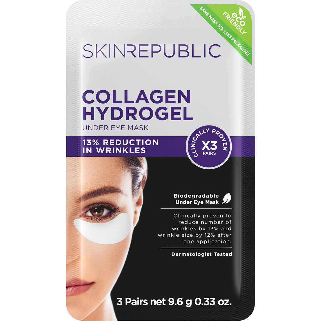 Kollagen Augenpads gegen Augenringe – Hydrogel (3 Paar)