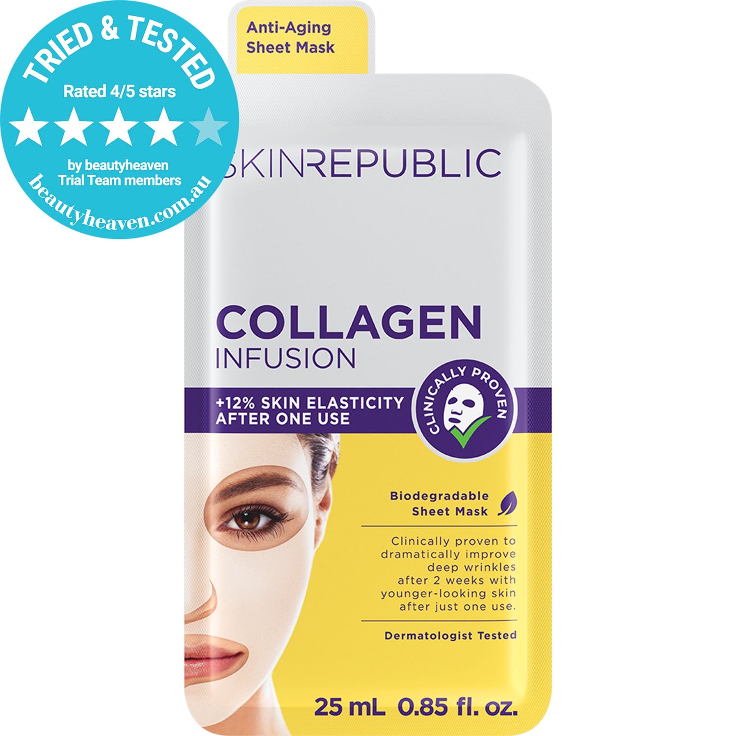 Skin Republic Collagen Infusion Sheet Mask