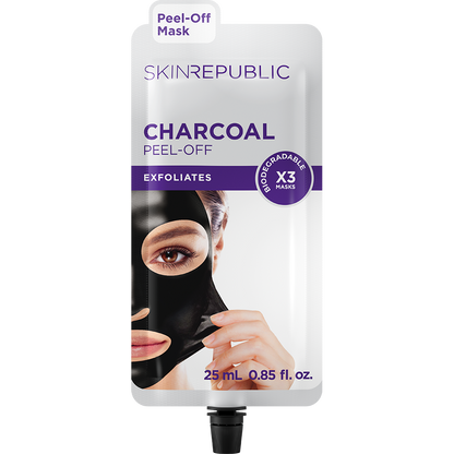 Masque Peel Off au charbon de bois