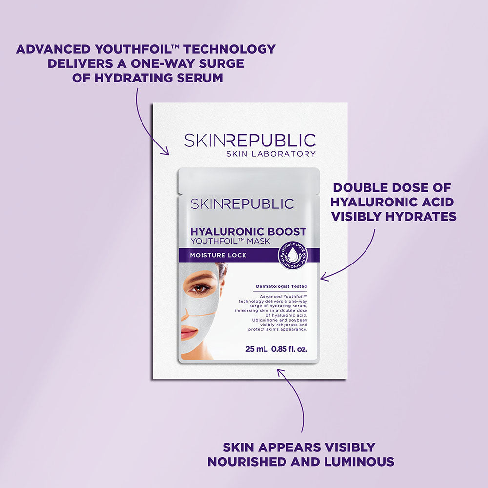 Masque en tissu pour le visage Hyaluronic Boost Youthfoil™