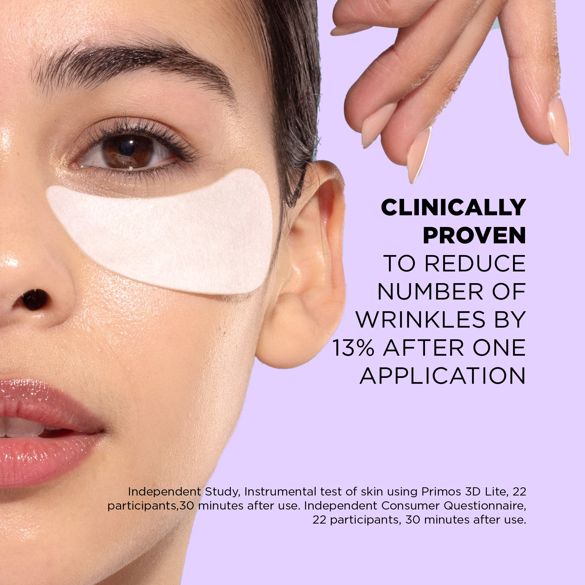 Coussinets pour les yeux au collagène hydrogel (3 paires) Masque pour les yeux