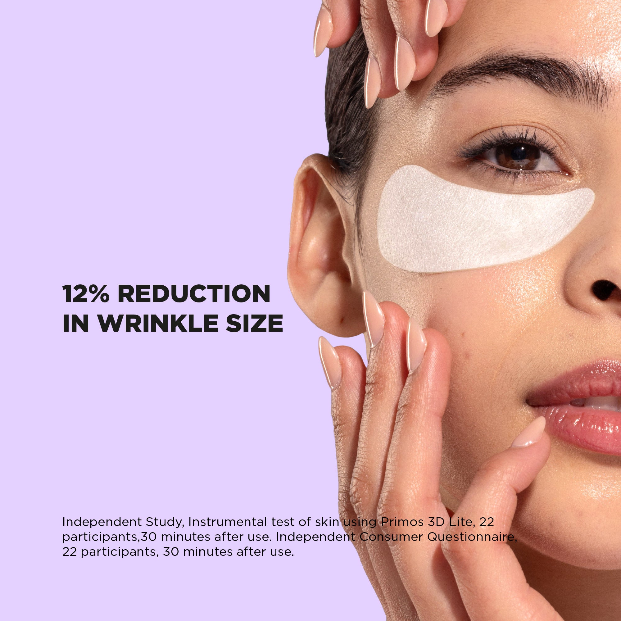 Coussinets pour les yeux au collagène hydrogel (3 paires) Masque pour les yeux