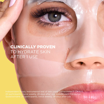 Mascarilla facial de hidrogel de colágeno del set «Glass Skin»