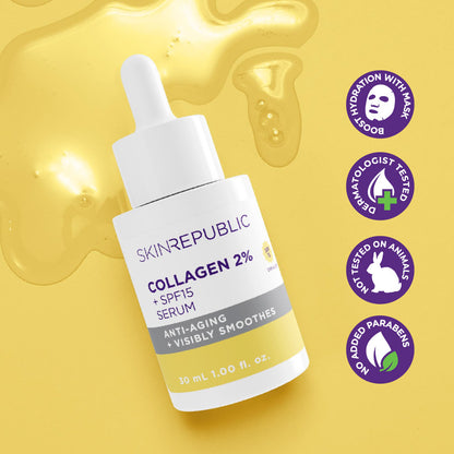 Collagène 2% + Sérum SPF15
