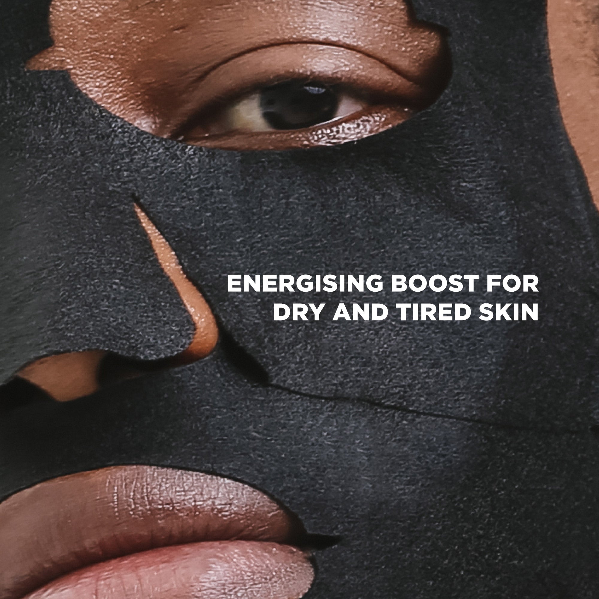 Masque en feuille énergisant pour hommes