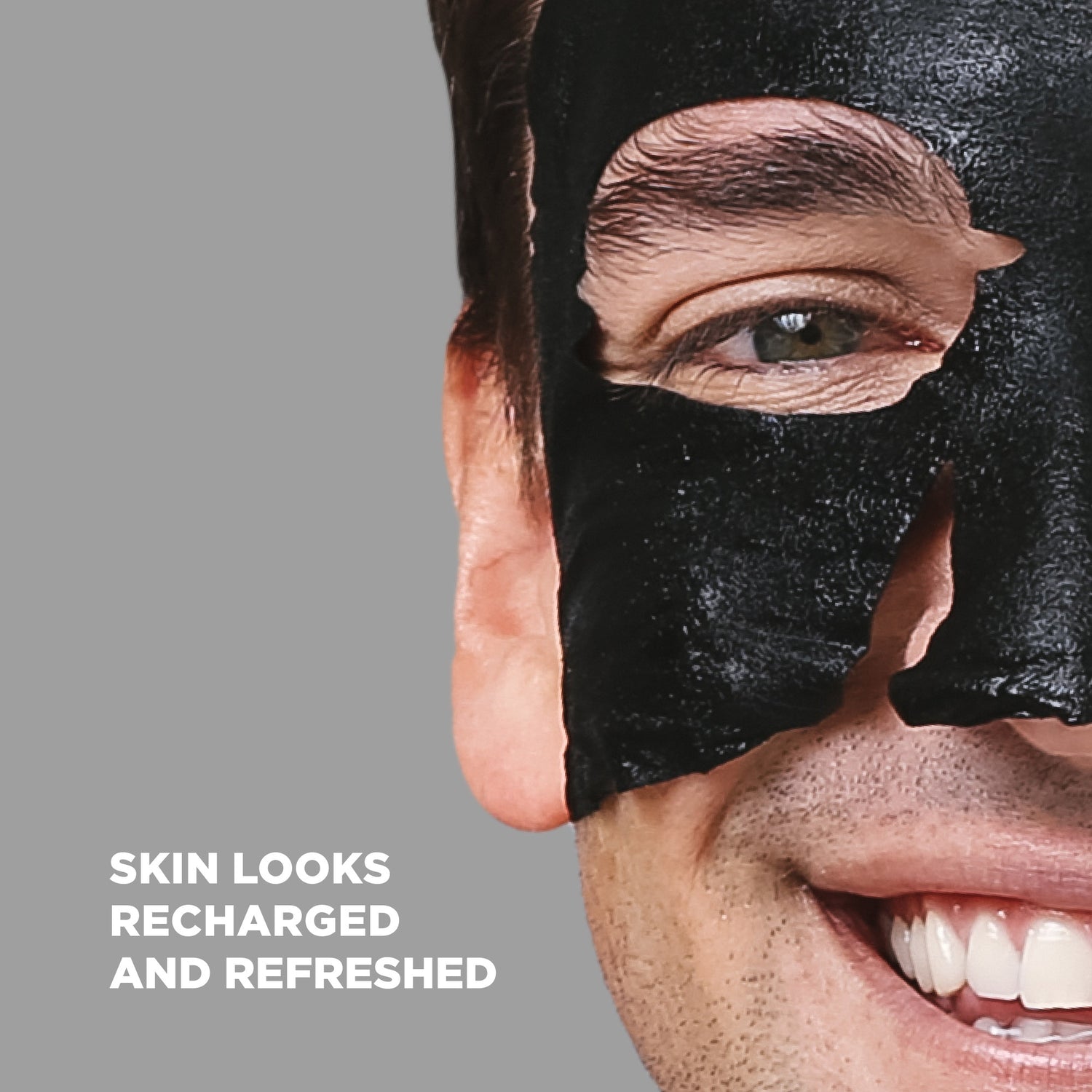 Masque en feuille énergisant pour hommes