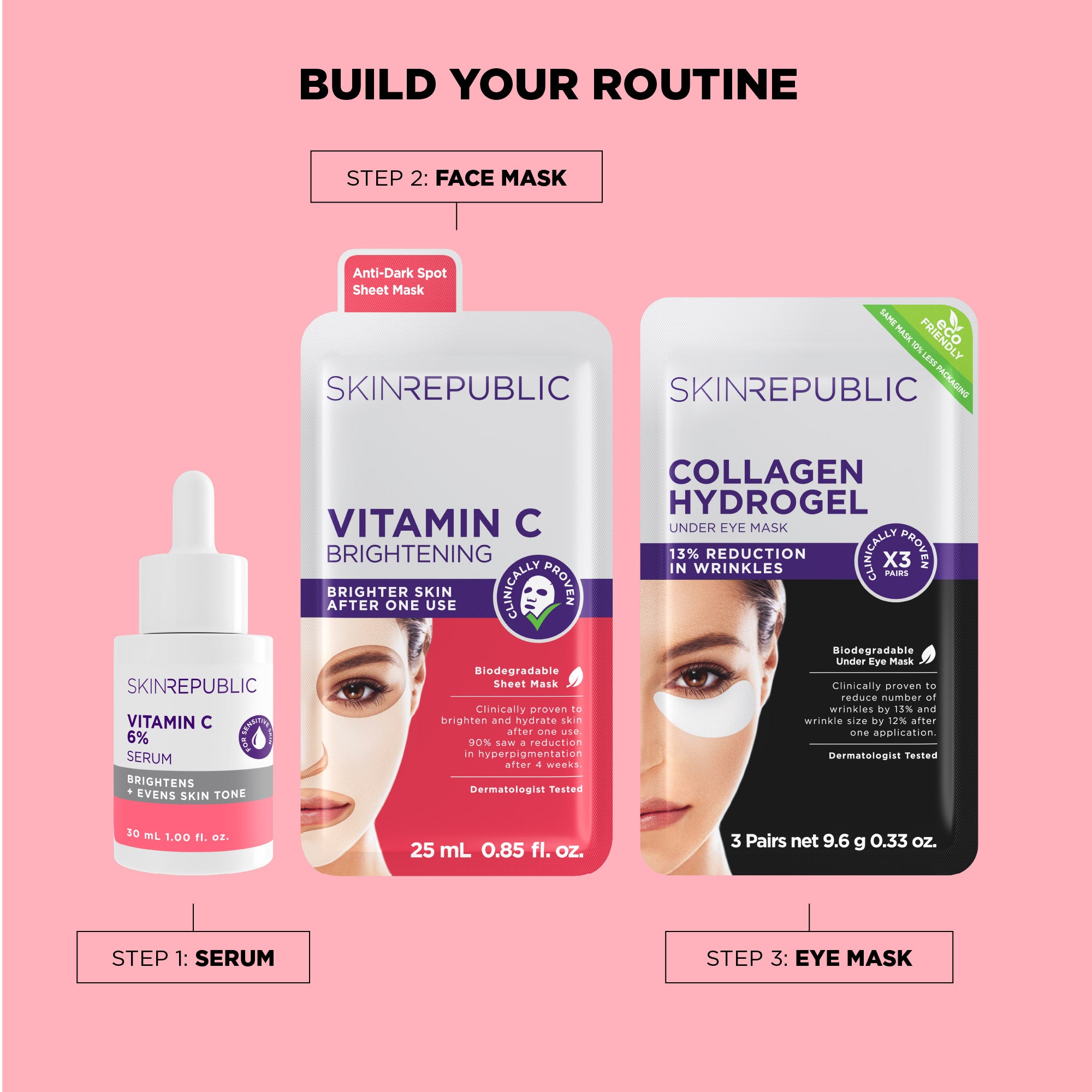 Masque visage éclaircissant à la vitamine C